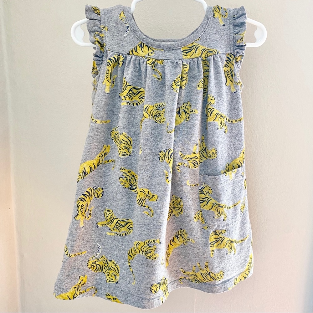 Tea Collection Tiger Ruffle Dress